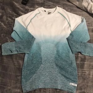 Gymshark Ombré Long sleeve in Teal